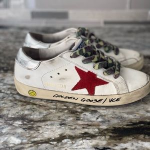 GOLDEN GOOSE SUPERSTAR kids Sneakers sz 31 US 13